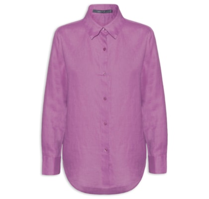 Camisa Feminina Linho - Rosa