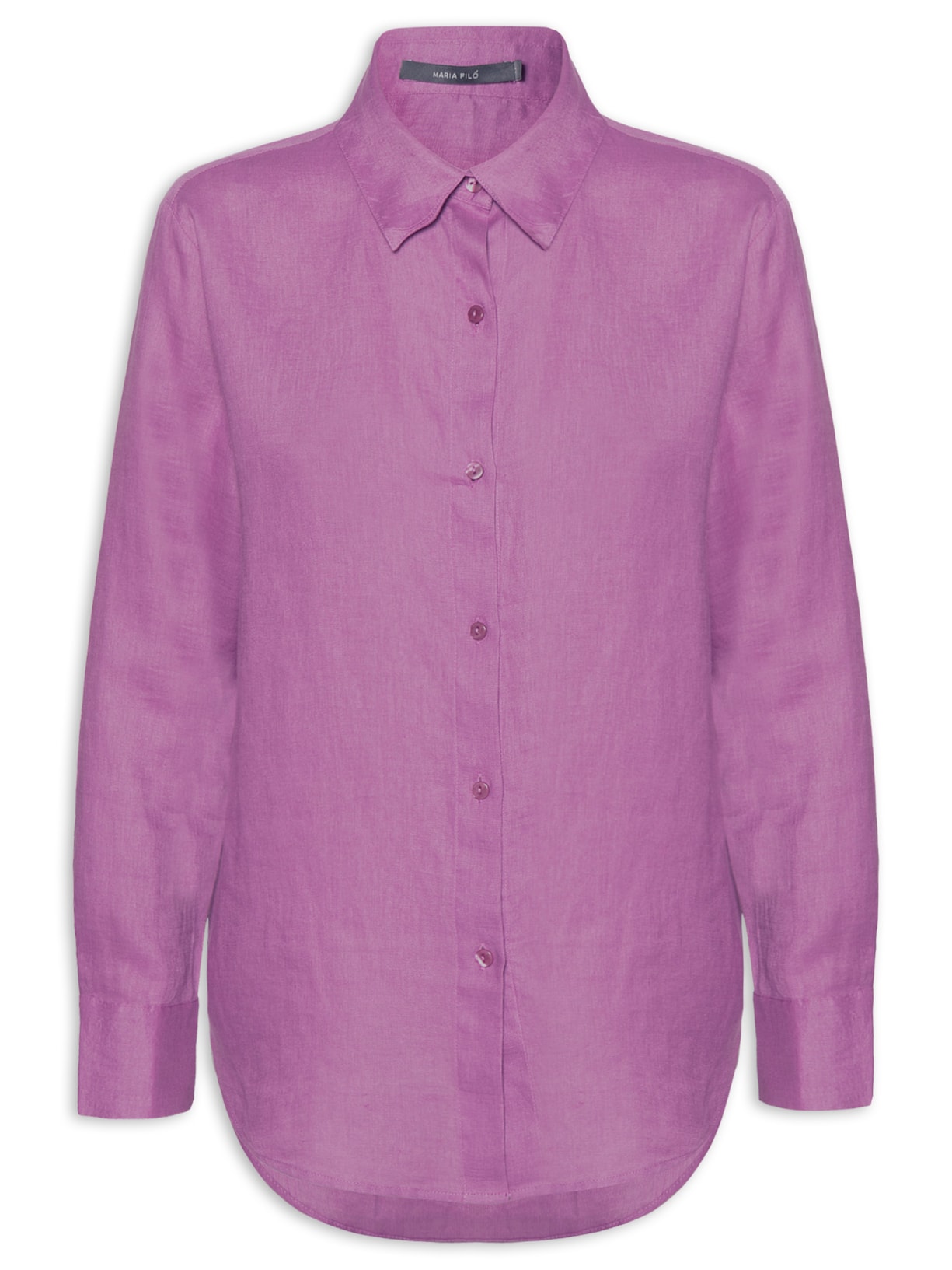 Camisa Feminina Linho - Roxo