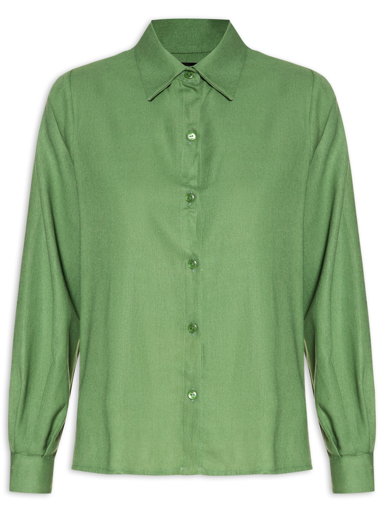 Camisa Feminina Linho - Verde