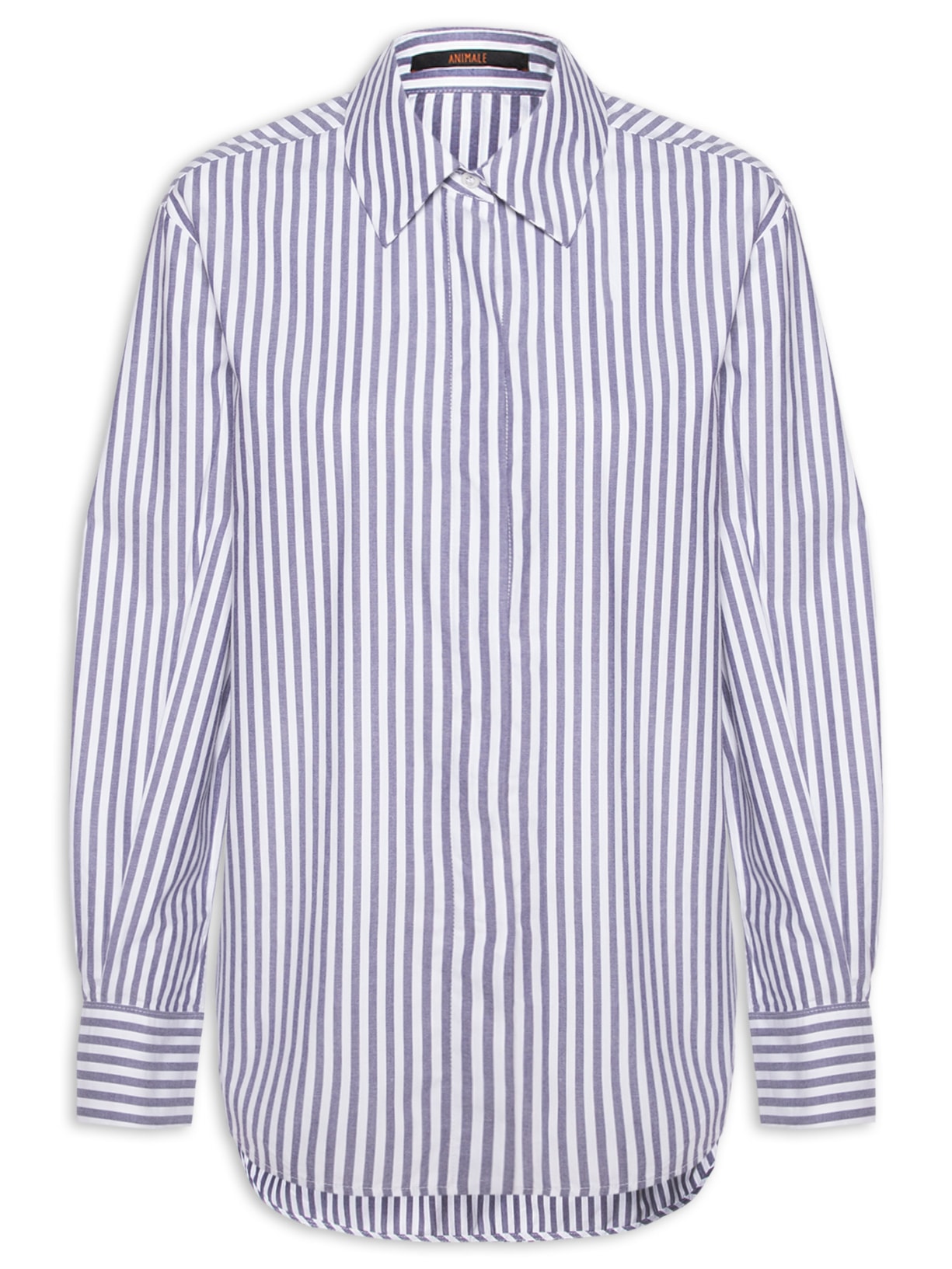 Camisa Feminina Listra Azul Animale