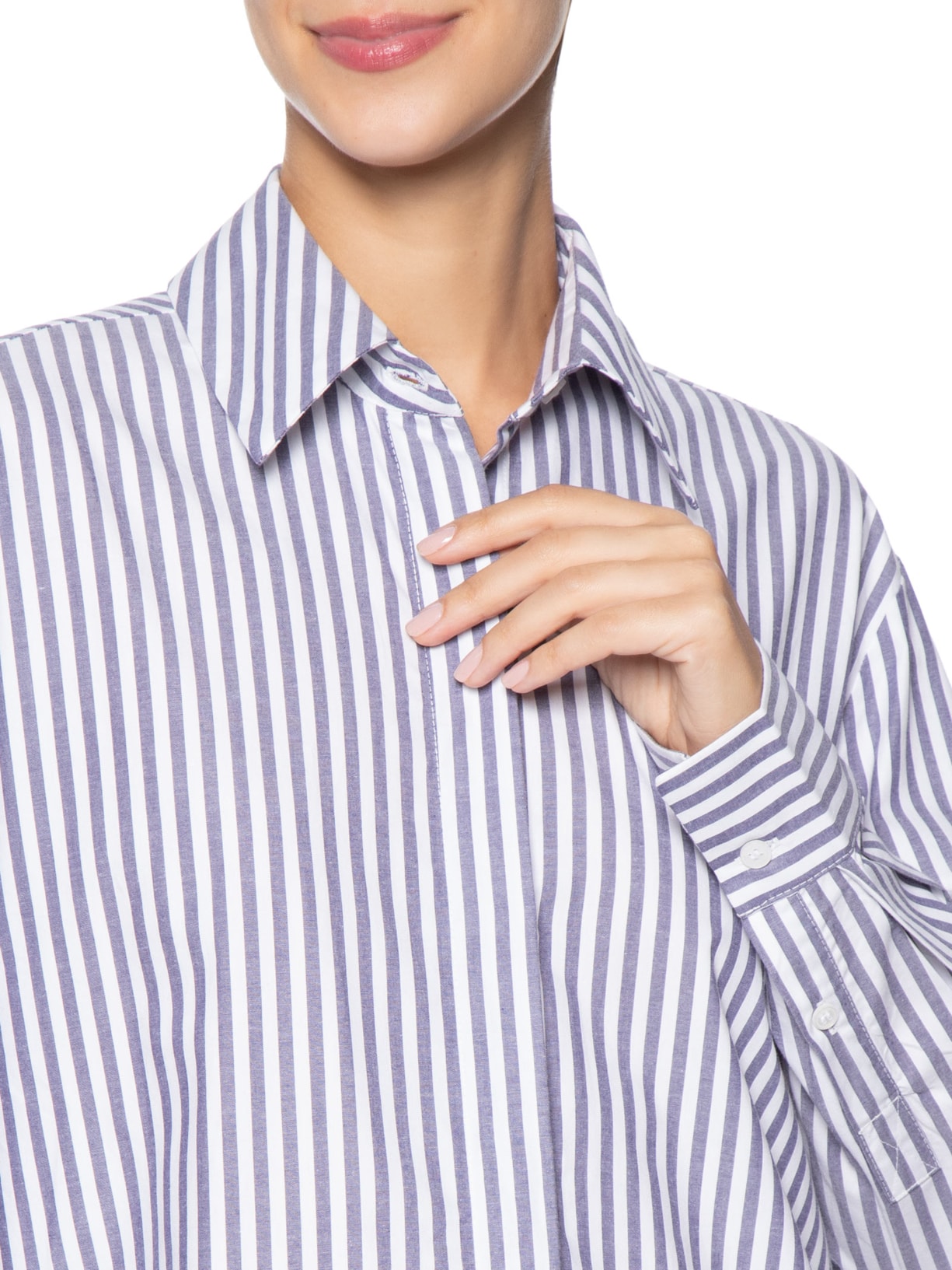 Camisa Feminina Listra Azul Animale