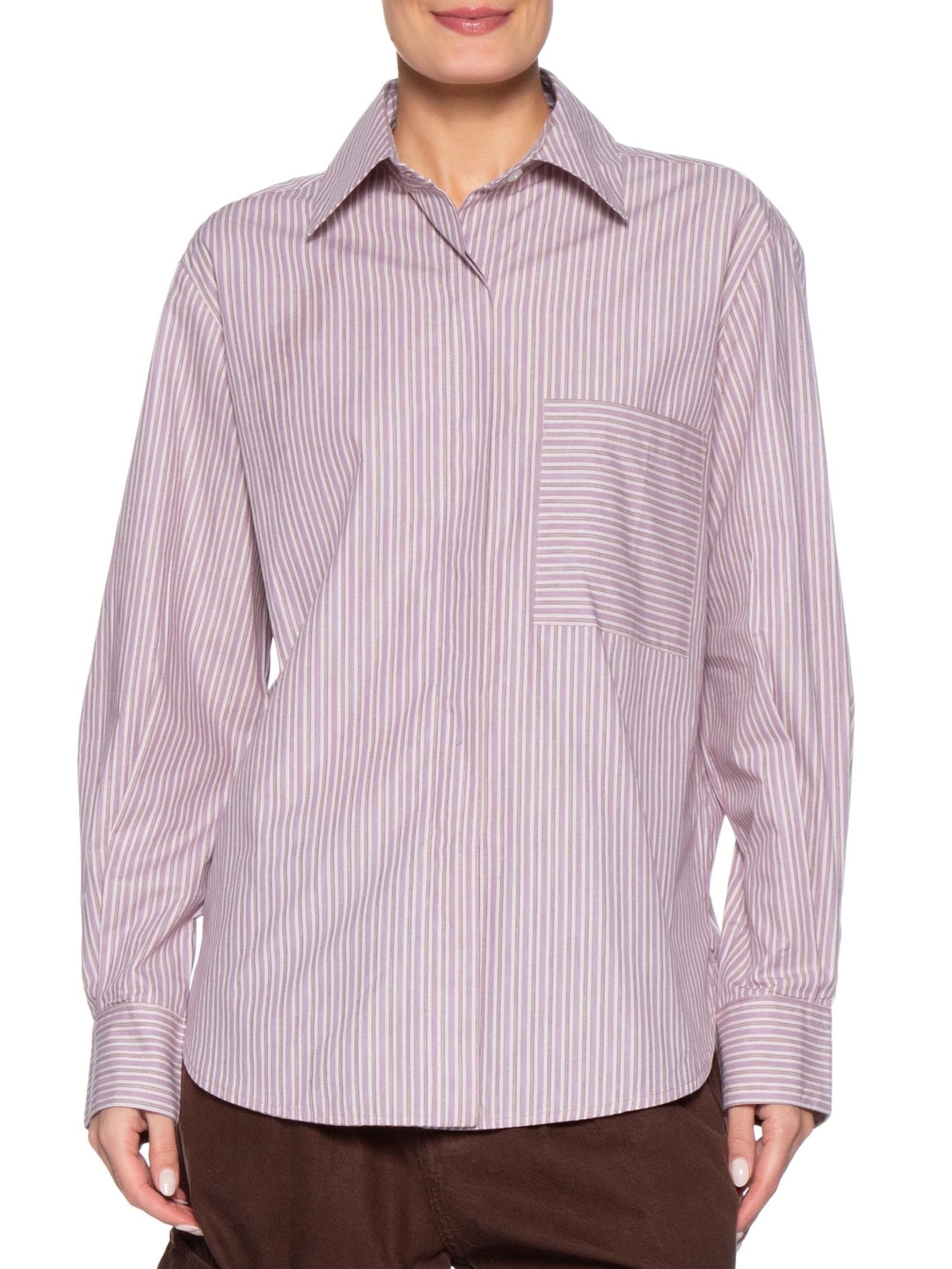 Camisa Feminina Listra Rose Rosa Animale
