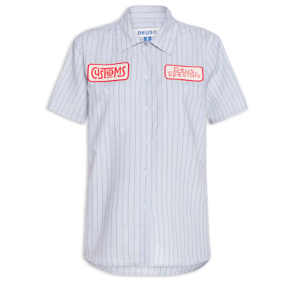 Camisa Feminina Listrada - Azul