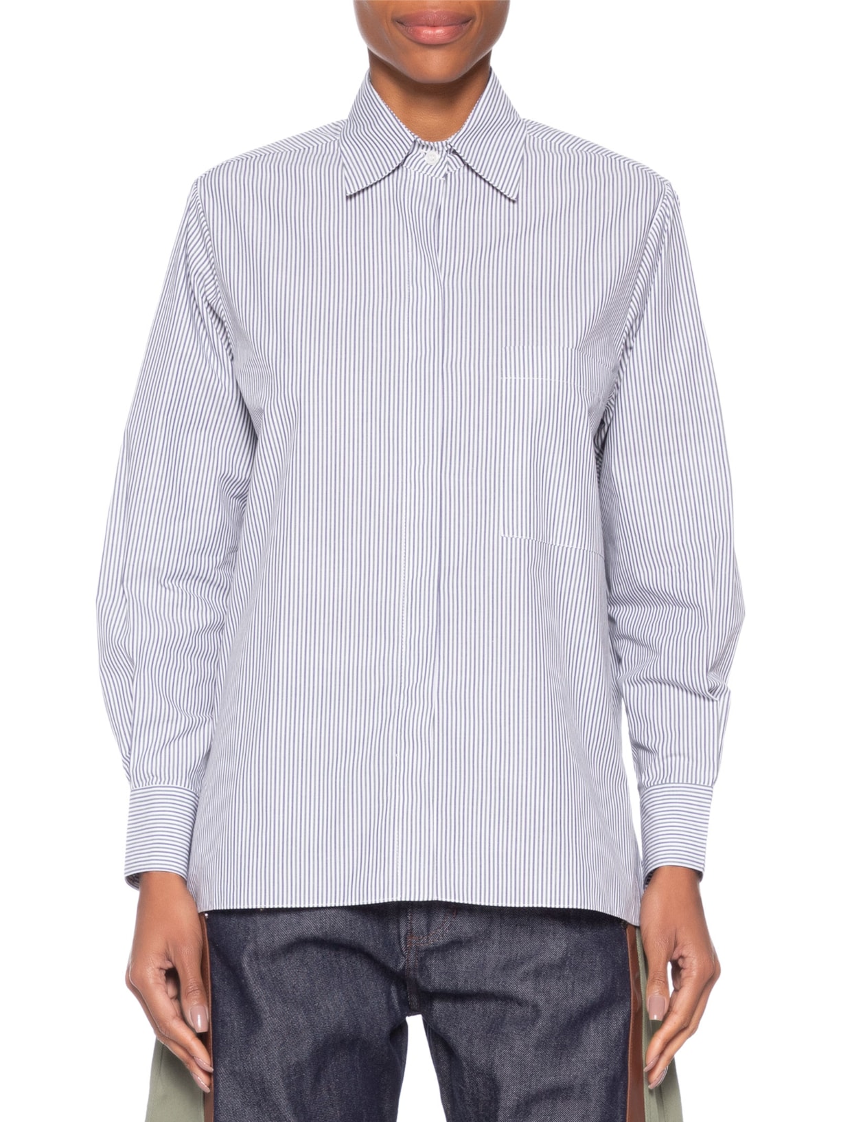 Camisa Feminina Listrada Azul Animale