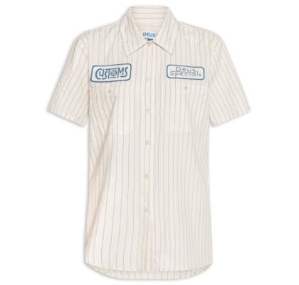 Camisa Feminina Listrada - Branco