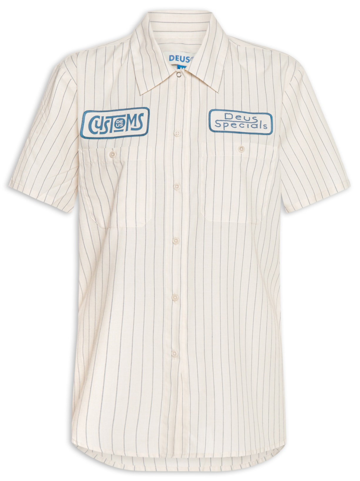 Camisa Feminina Listrada - Branco