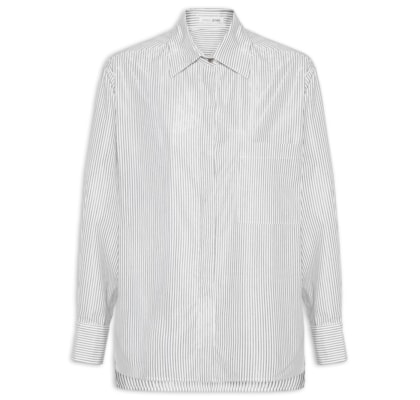 Camisa Feminina Listrada Pb - Branco