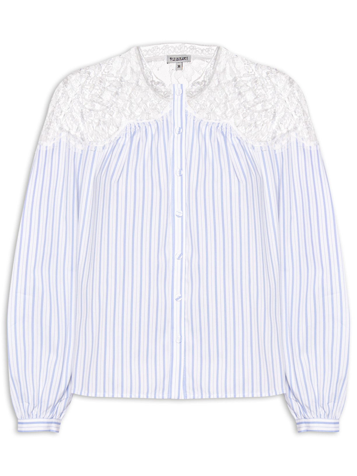 Camisa Feminina Listras Thalita - Azul