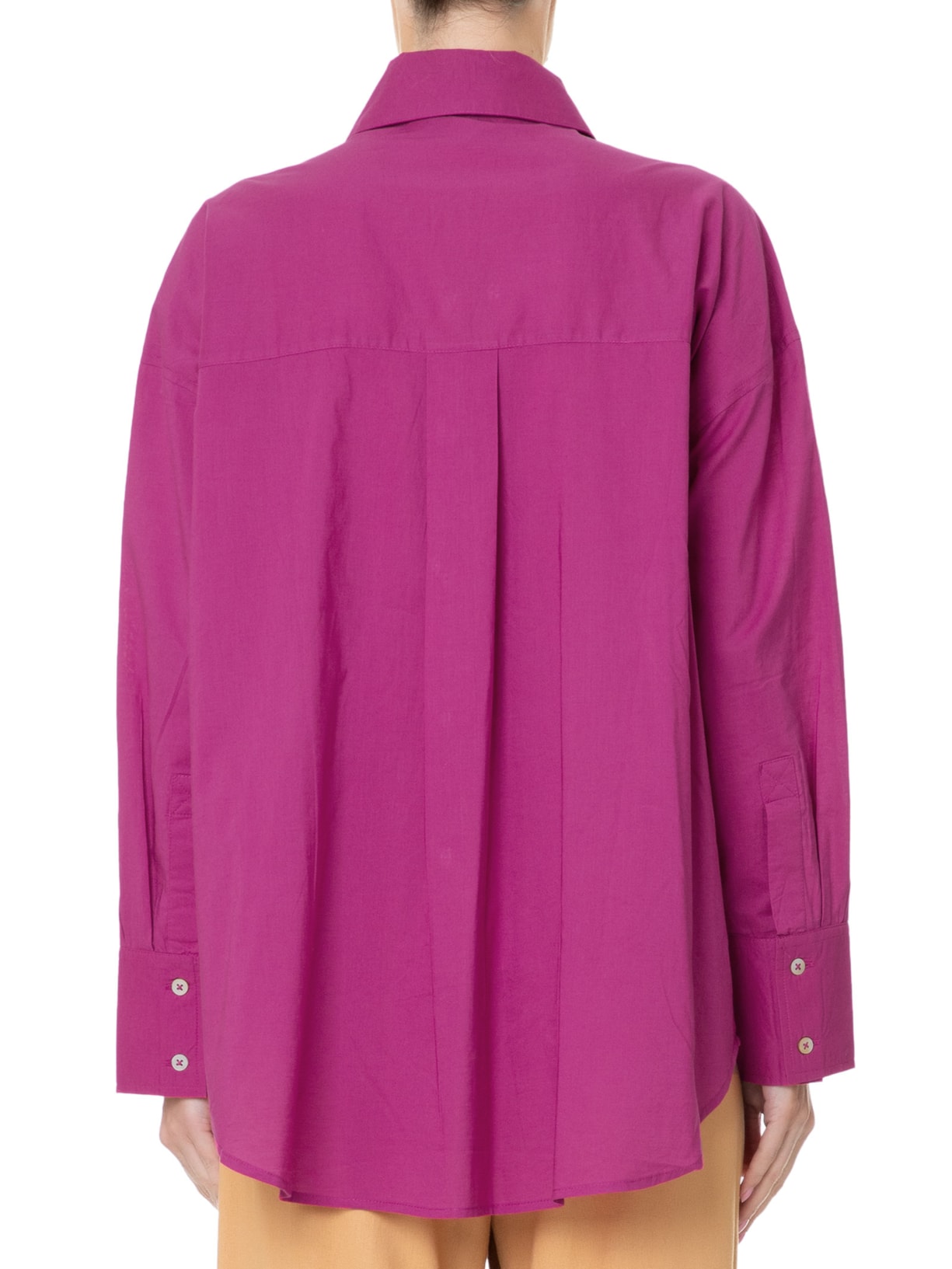 Camisa Feminina Longa Bolso Rosa Farm