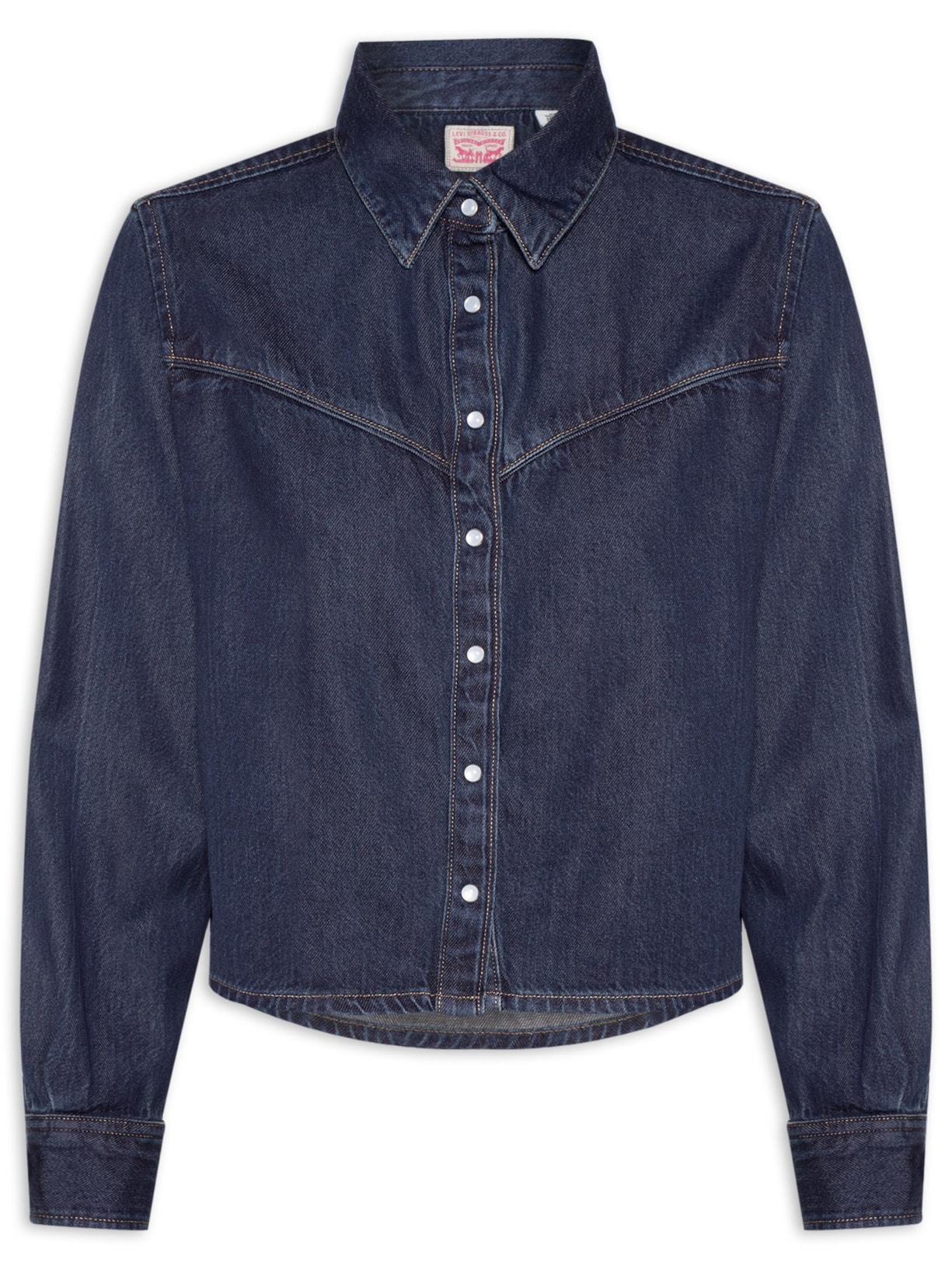 Camisa Feminina Longan Tencel Shacket - Azul