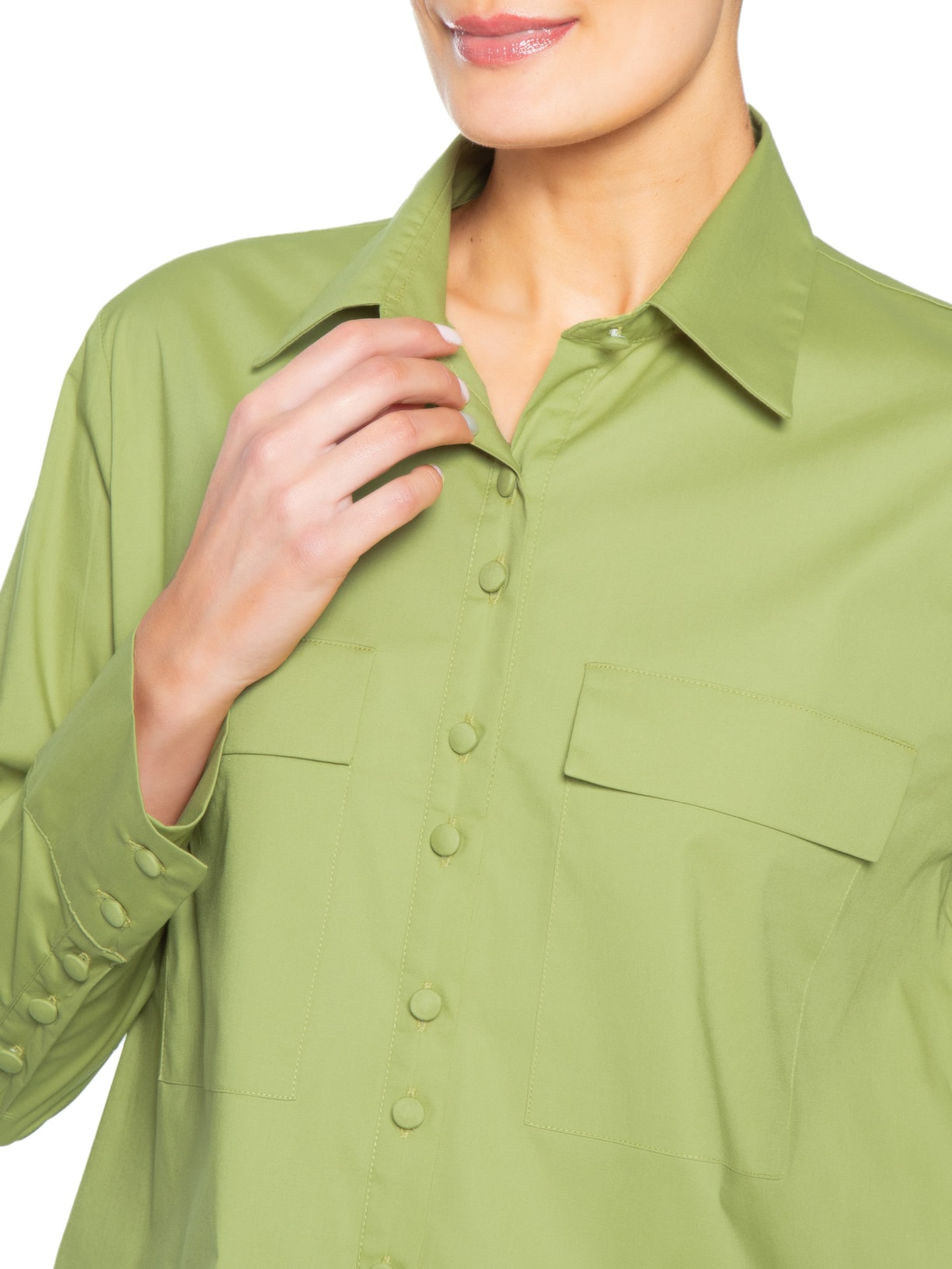 Camisa Feminina Lory Verde Le Lis