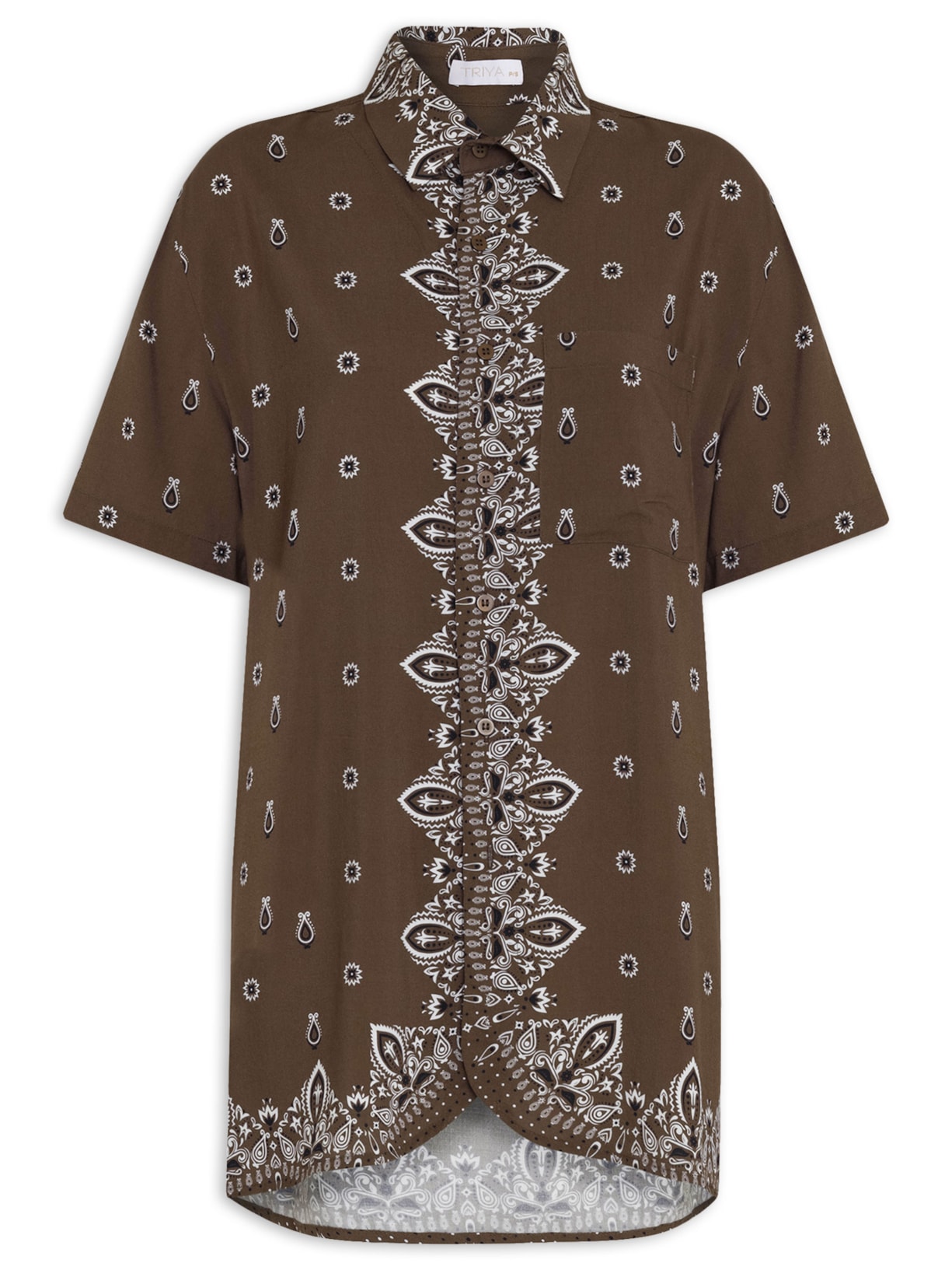 Camisa Feminina Lucia – Marrom