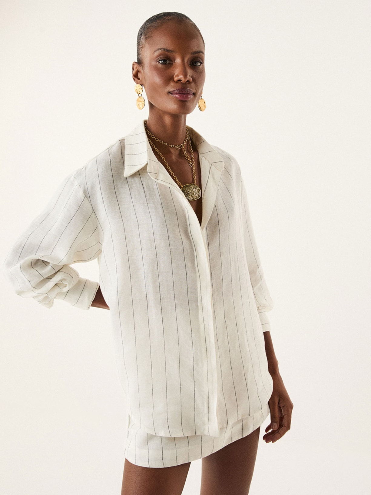 Camisa Feminina Lysa Off White Vix
