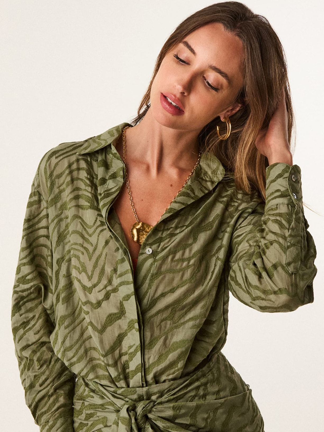 Camisa Feminina Lysa Verde Vix