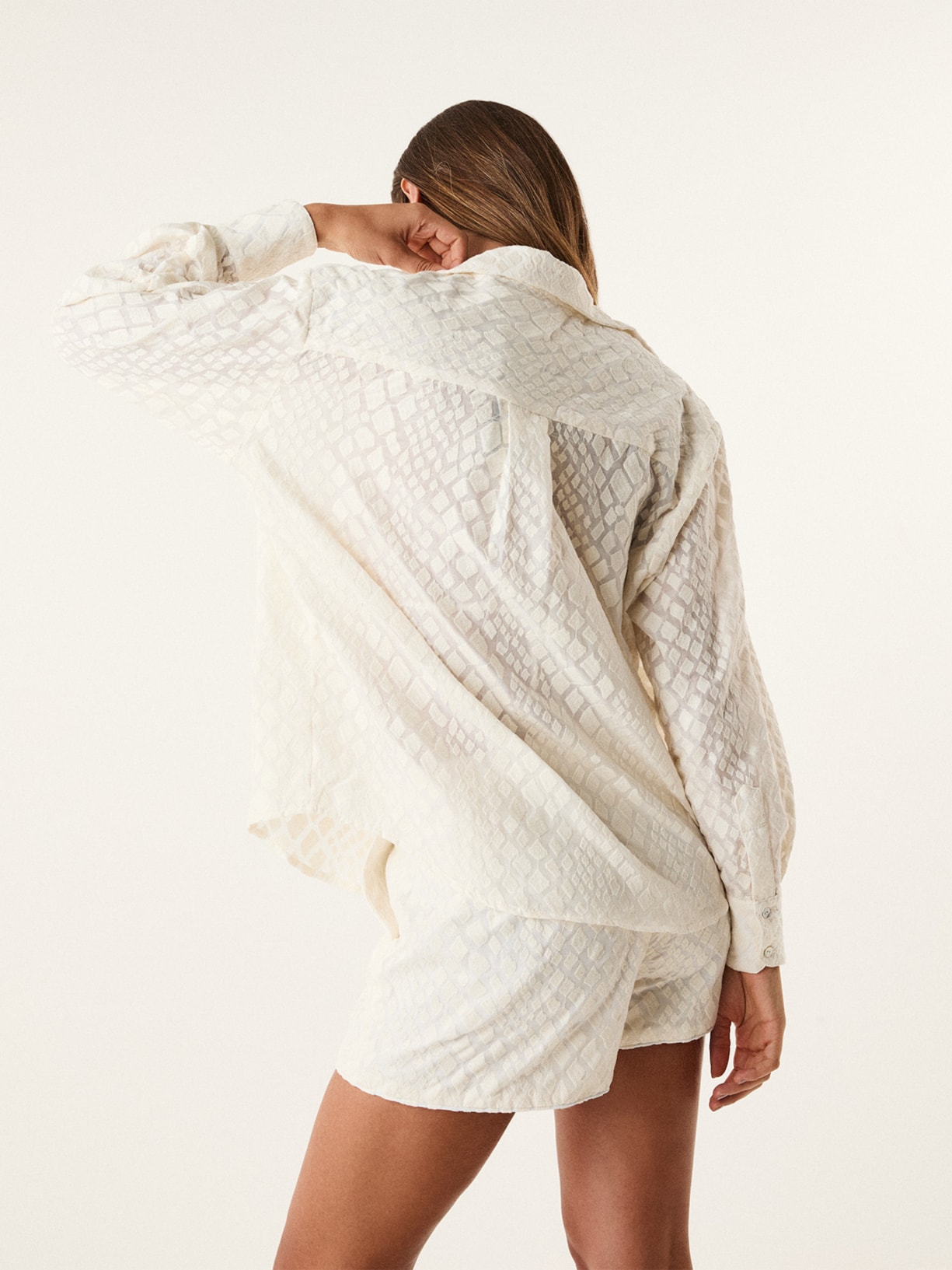 Camisa Feminina Lysa – Off White Vix