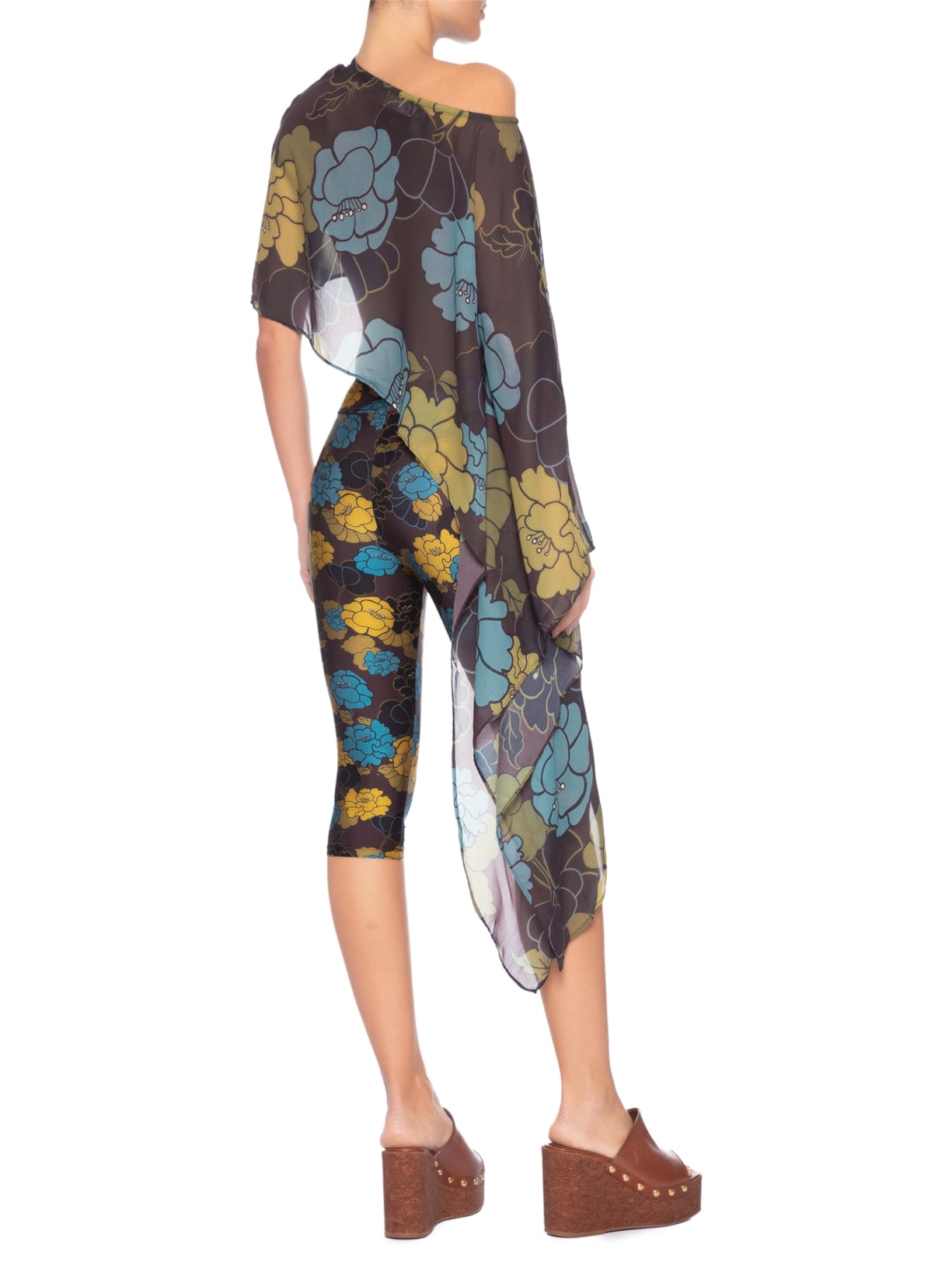 Camisa Feminina Maja Floral Bloom Azul August Swim