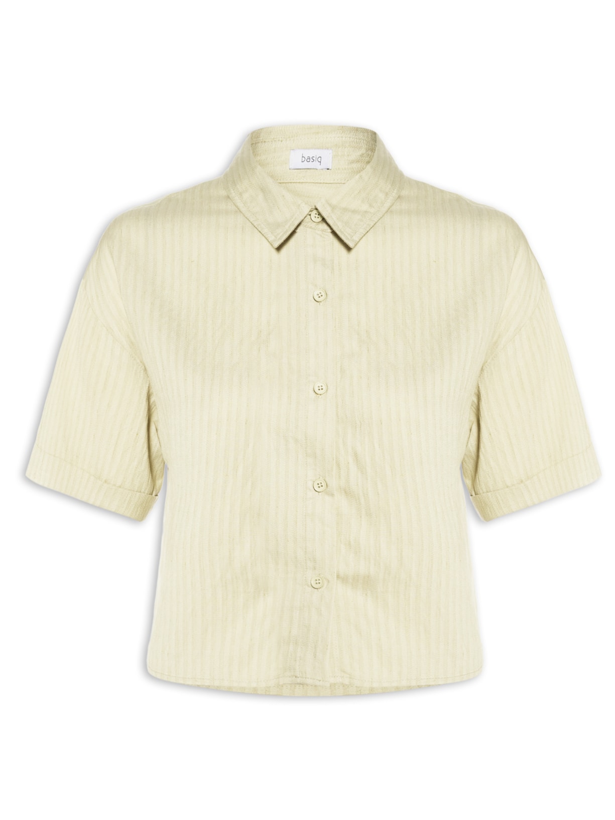 Camisa Feminina Manga Curta - Verde