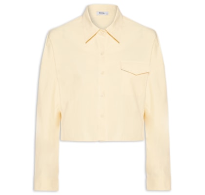 Camisa Feminina Manga Longa - Amarelo