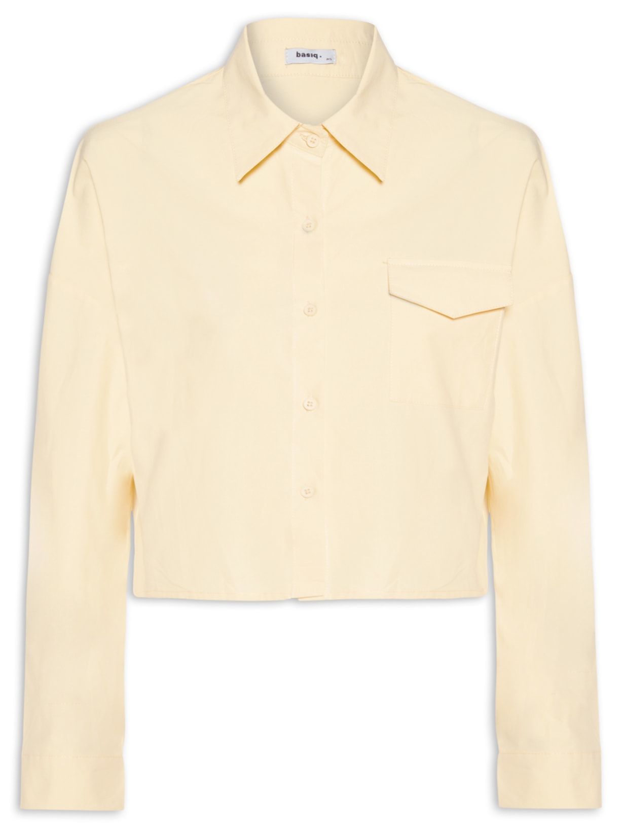 Camisa Feminina Manga Longa - Amarelo