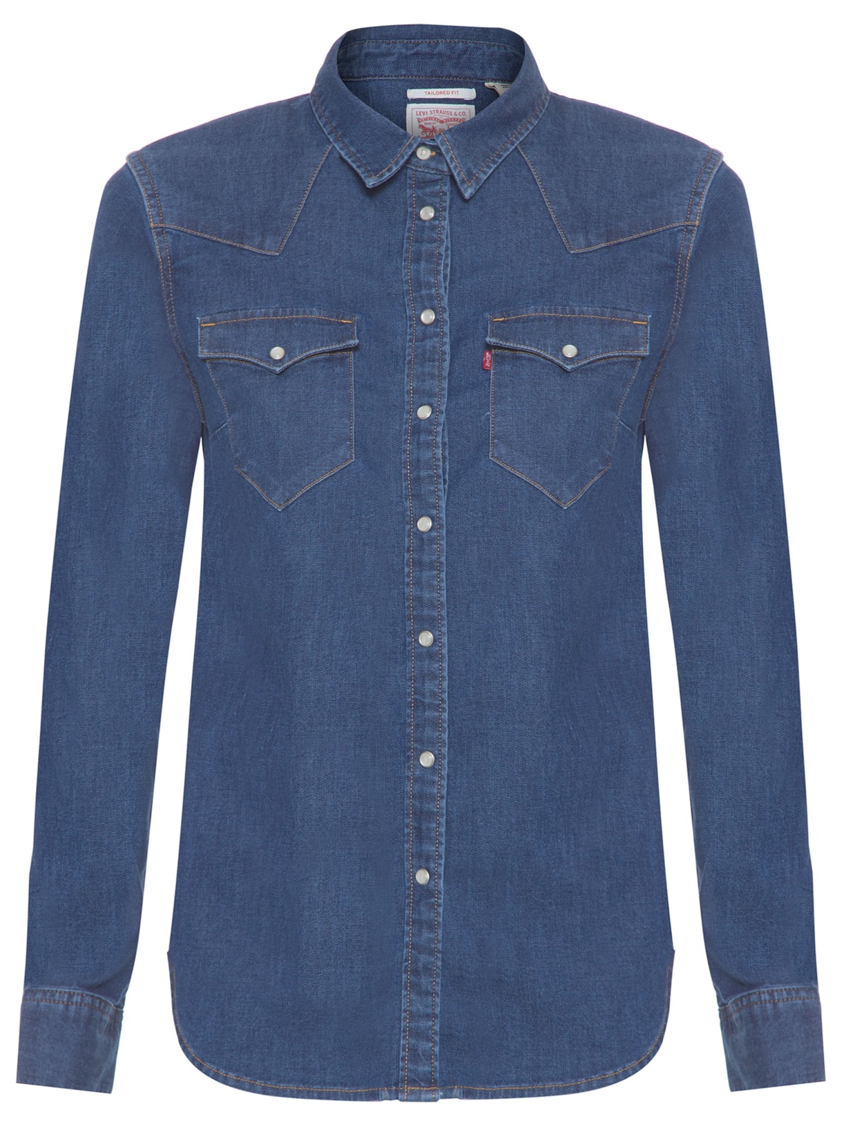 Camisa Feminina Manga Longa - Azul