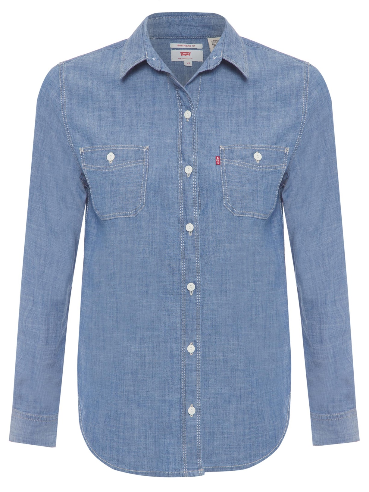 Camisa Feminina Manga Longa - Azul