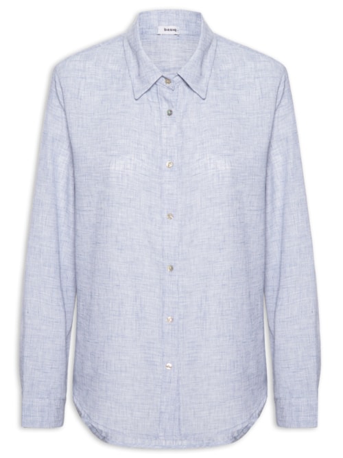 Camisa Feminina Manga Longa - Azul