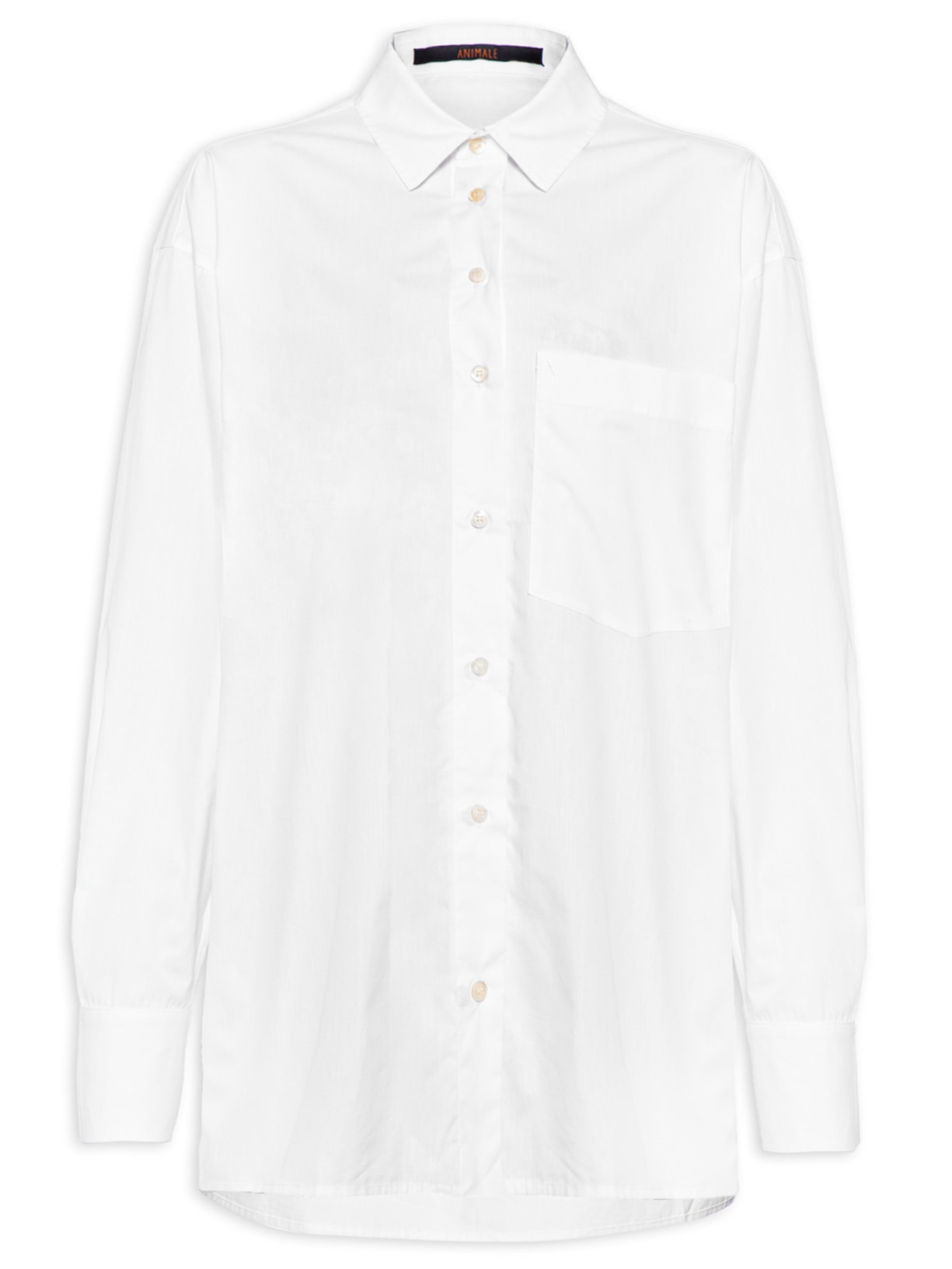 Camisa Feminina Manga Longa - Branco