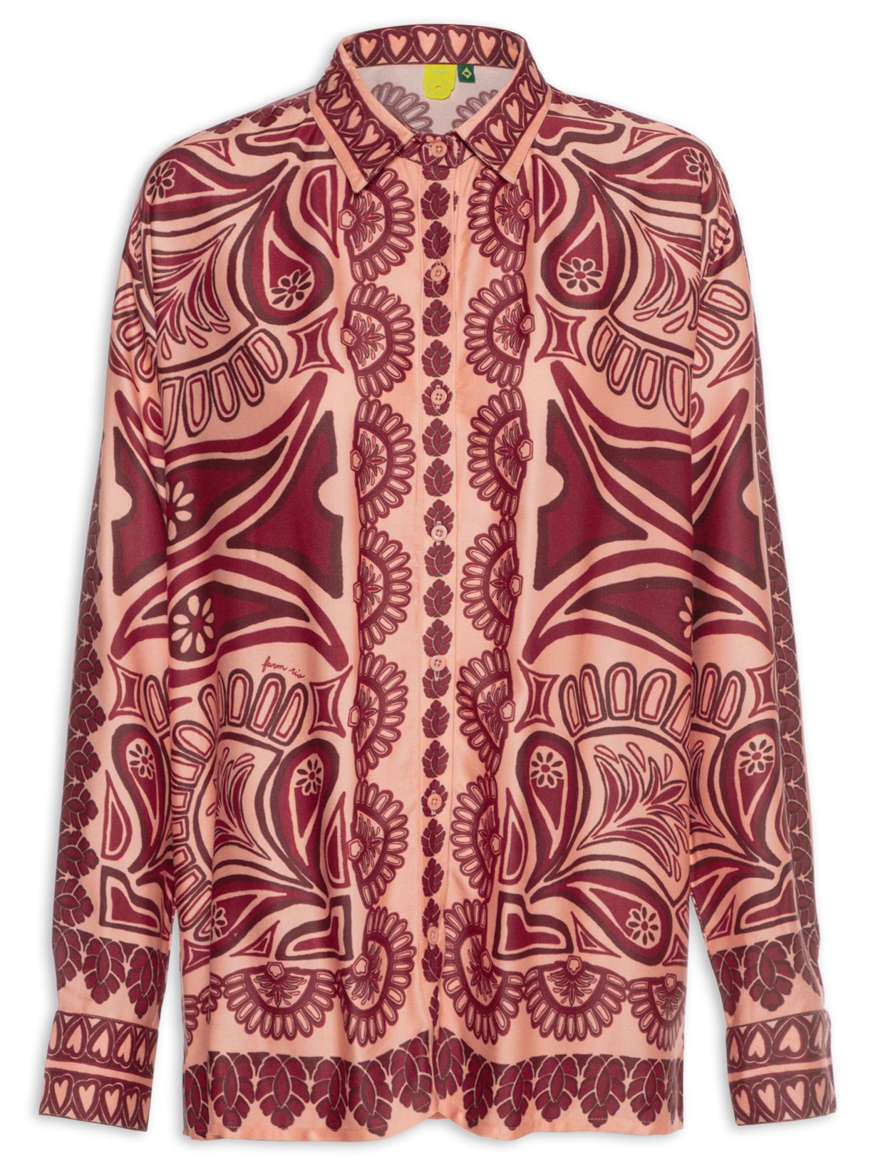 Camisa Feminina Manga Longa Doha - Rosa