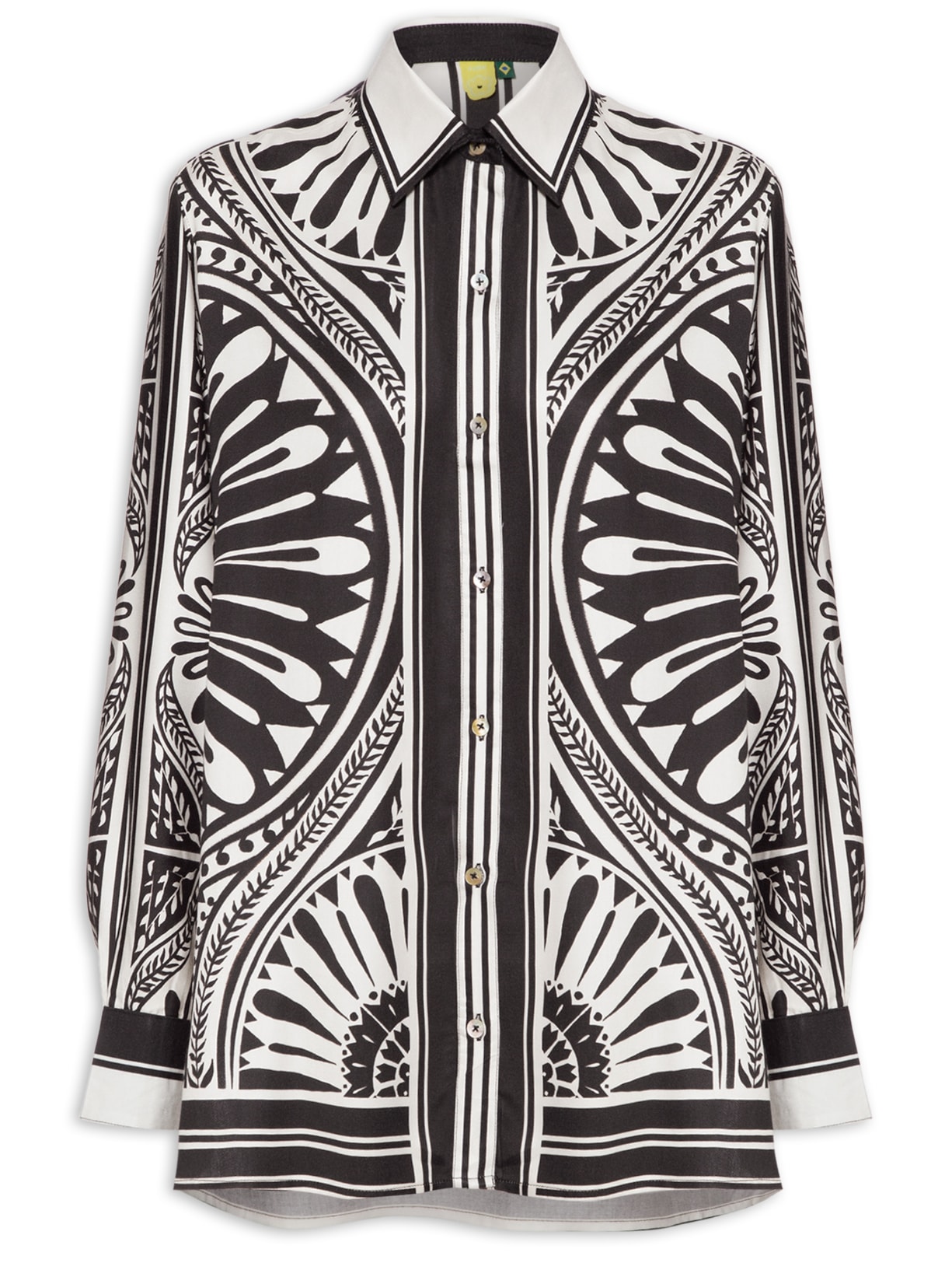 Camisa Feminina Manga Longa Mandalina - Off White