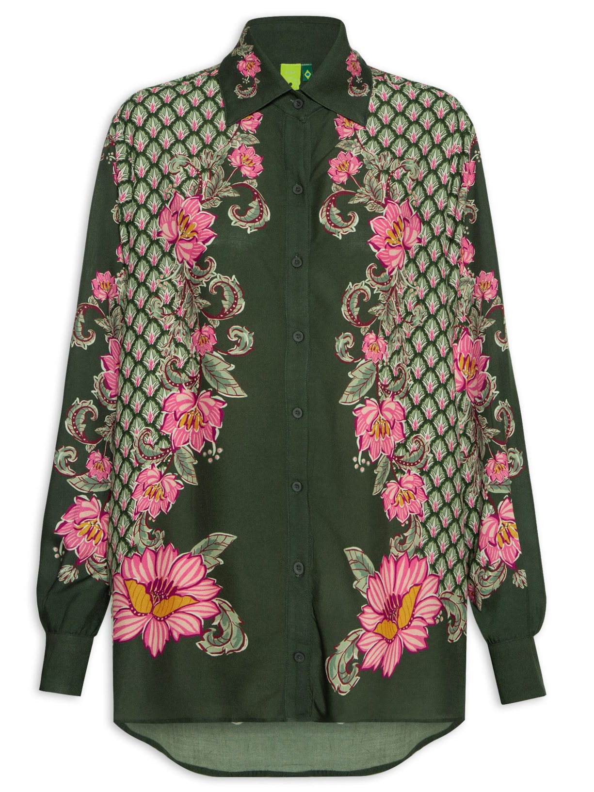 Camisa Feminina Manga Longa Ravenala - Verde