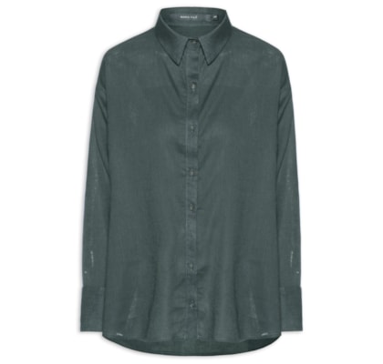 Camisa Feminina Manga Longa - Verde