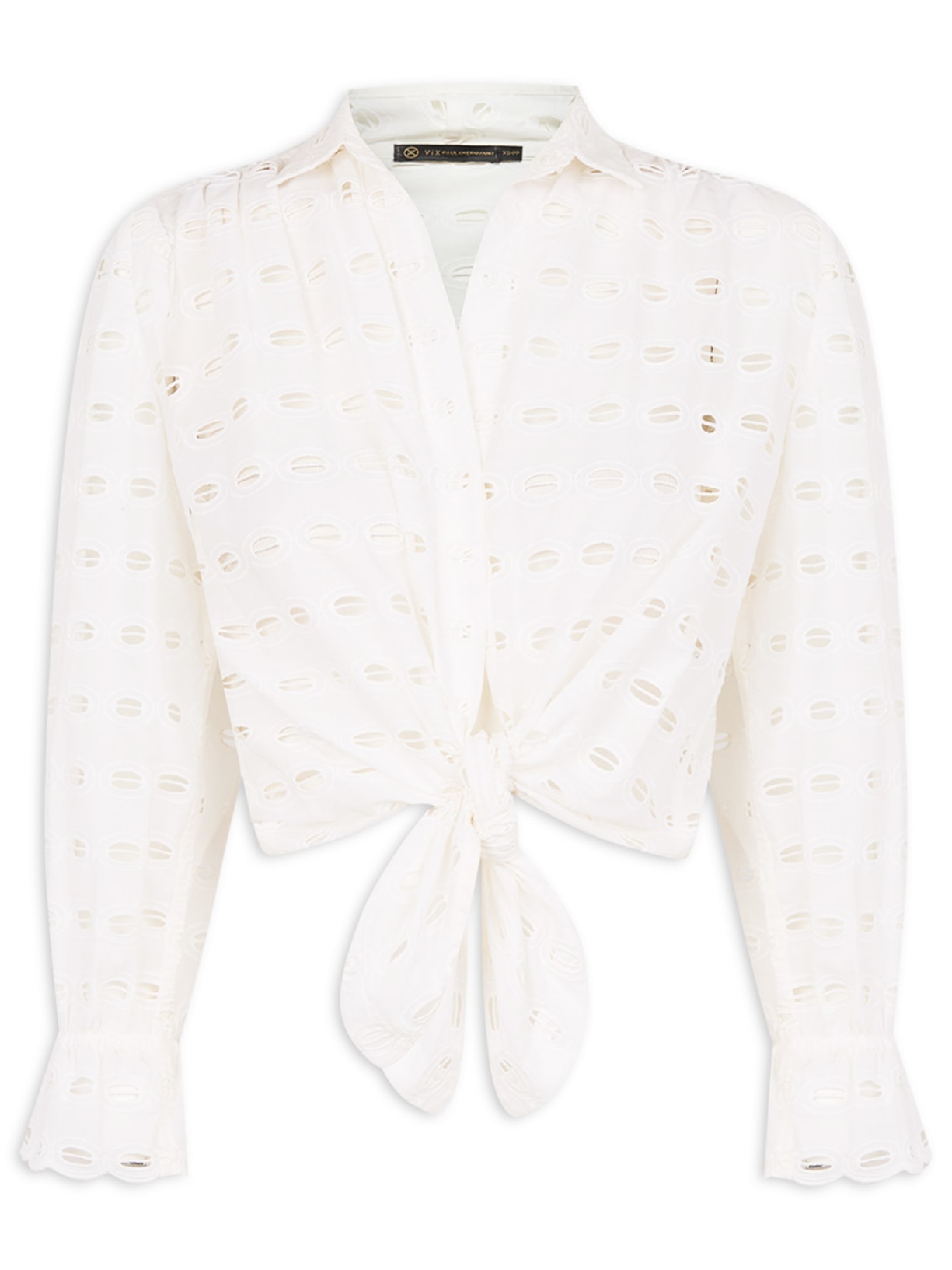 Camisa Feminina Manga Longa Zita - Off White