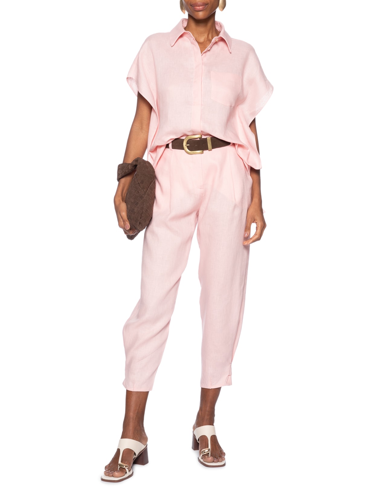 Camisa Feminina Maria III Rosa Le Lis