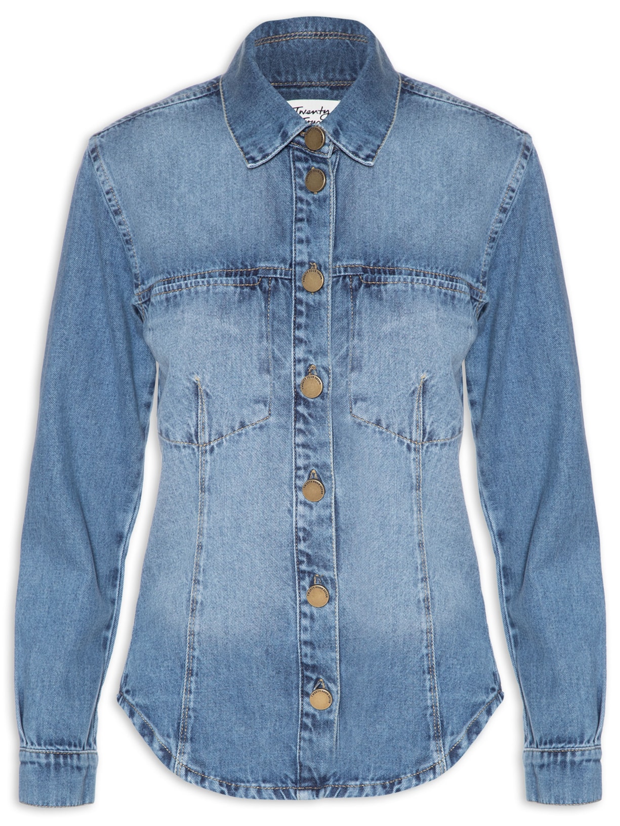 Camisa Feminina Maria Luiza - Azul