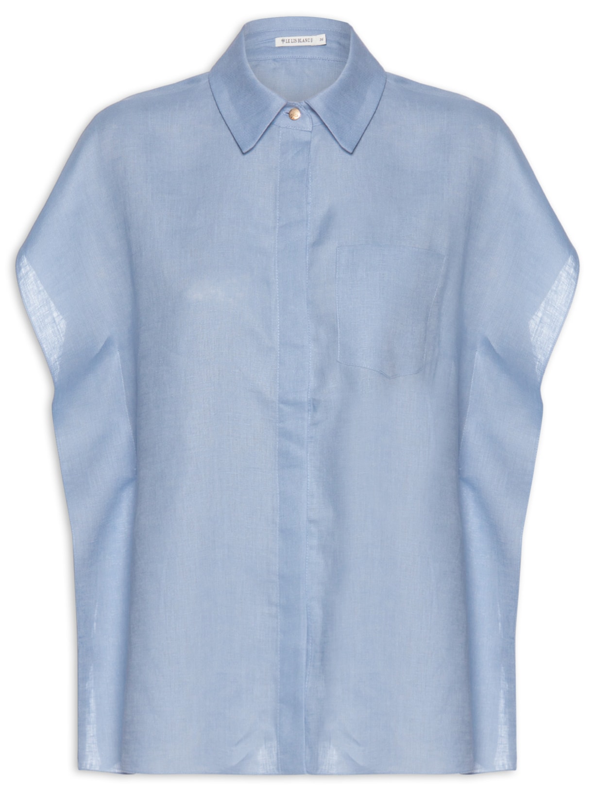 Camisa Feminina Mariah IV Azul Le Lis