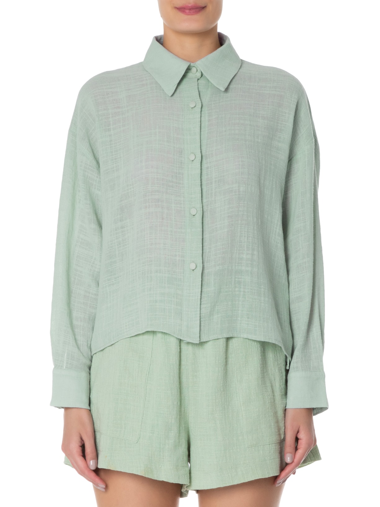 Camisa Feminina Mariana Verde Oasis