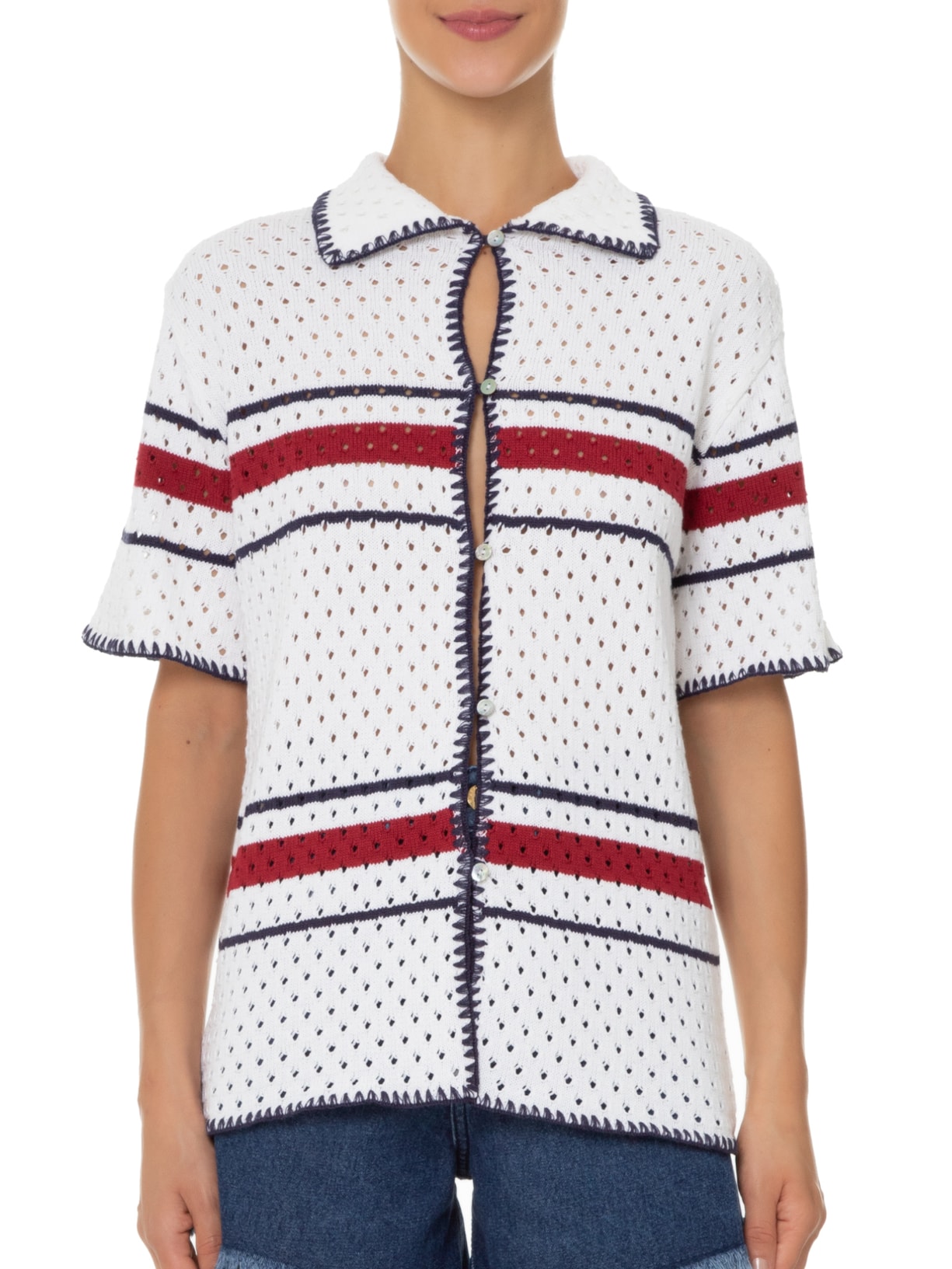 Camisa Feminina Mediterranee Off White Valônia Véras