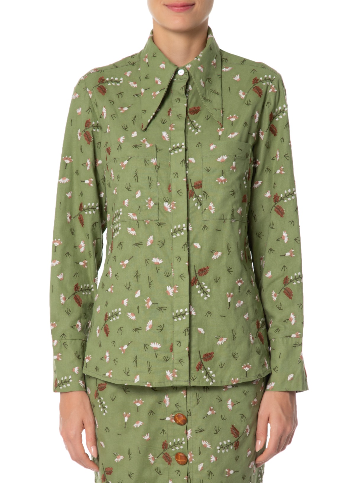 Camisa Feminina Melody Verde Mixed