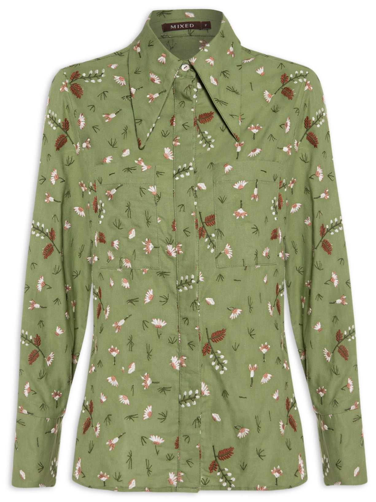 Camisa Feminina Melody Verde Mixed