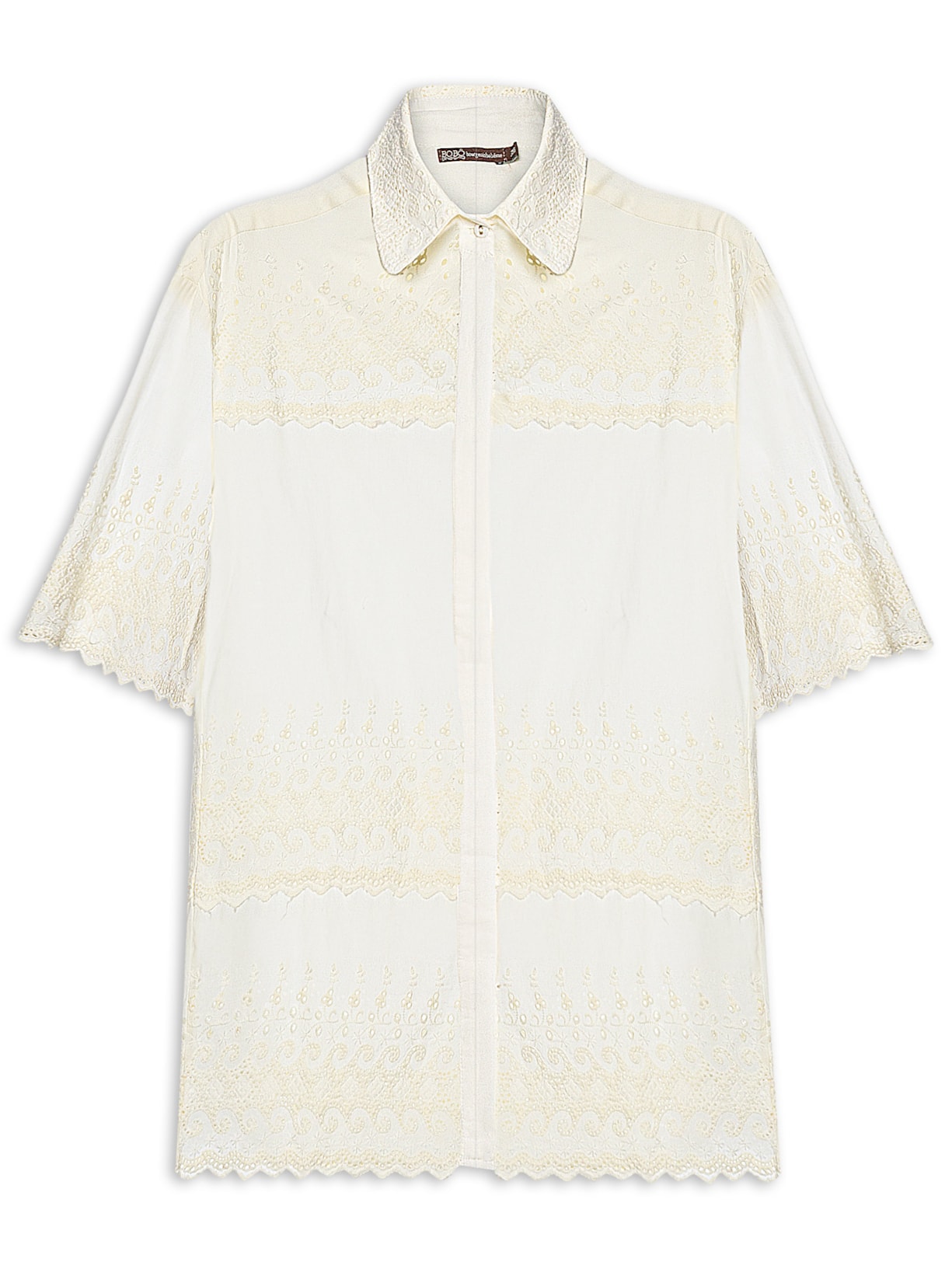 Camisa Feminina Milan Branco Bo.bô