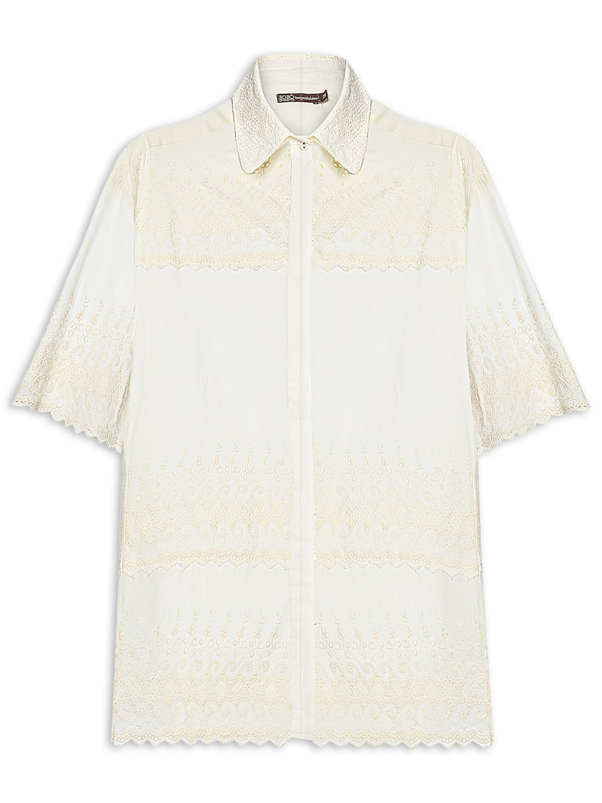 Camisa Feminina Milan Branco Bo.bô