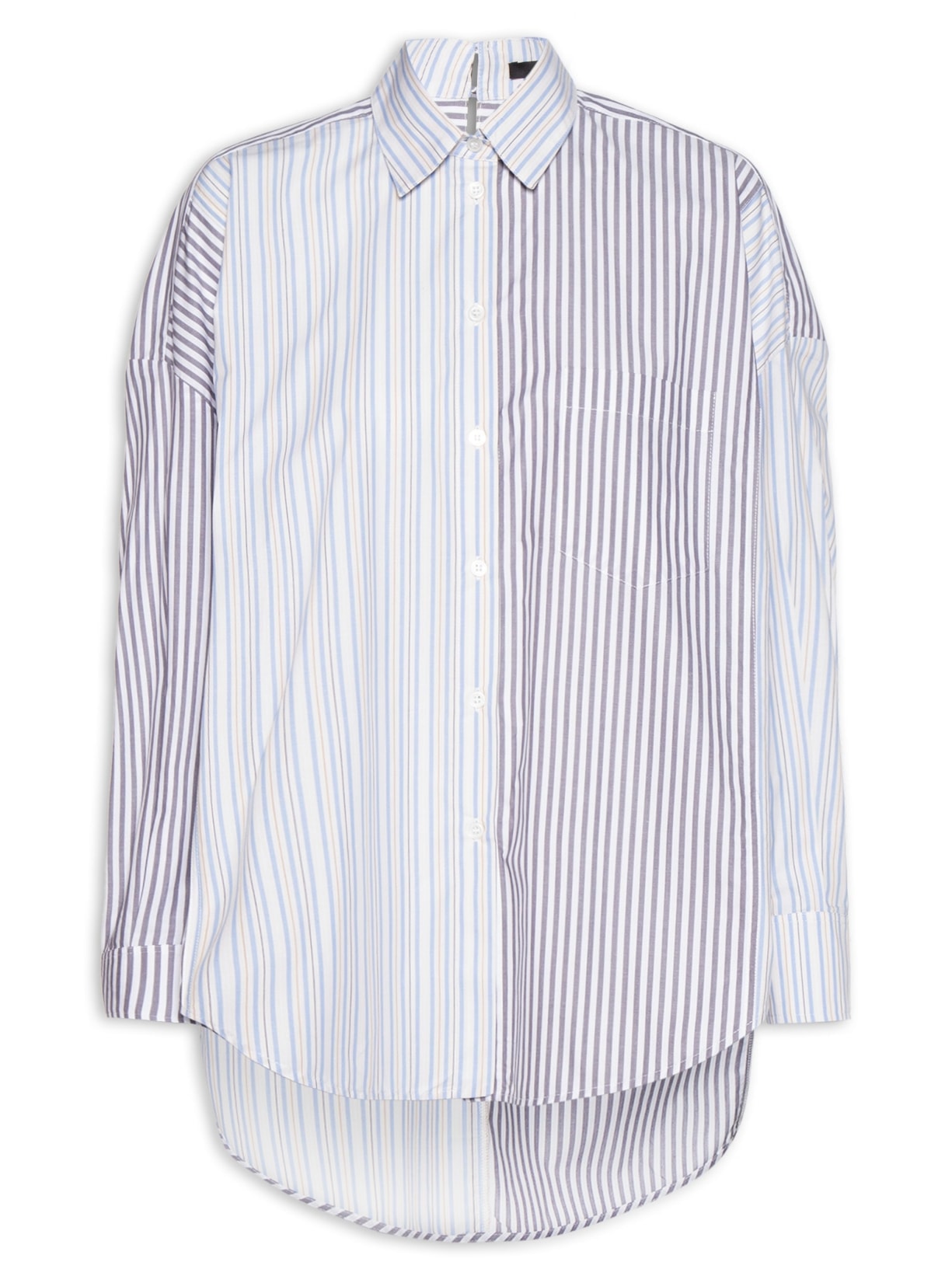 Camisa Feminina Mix - Azul