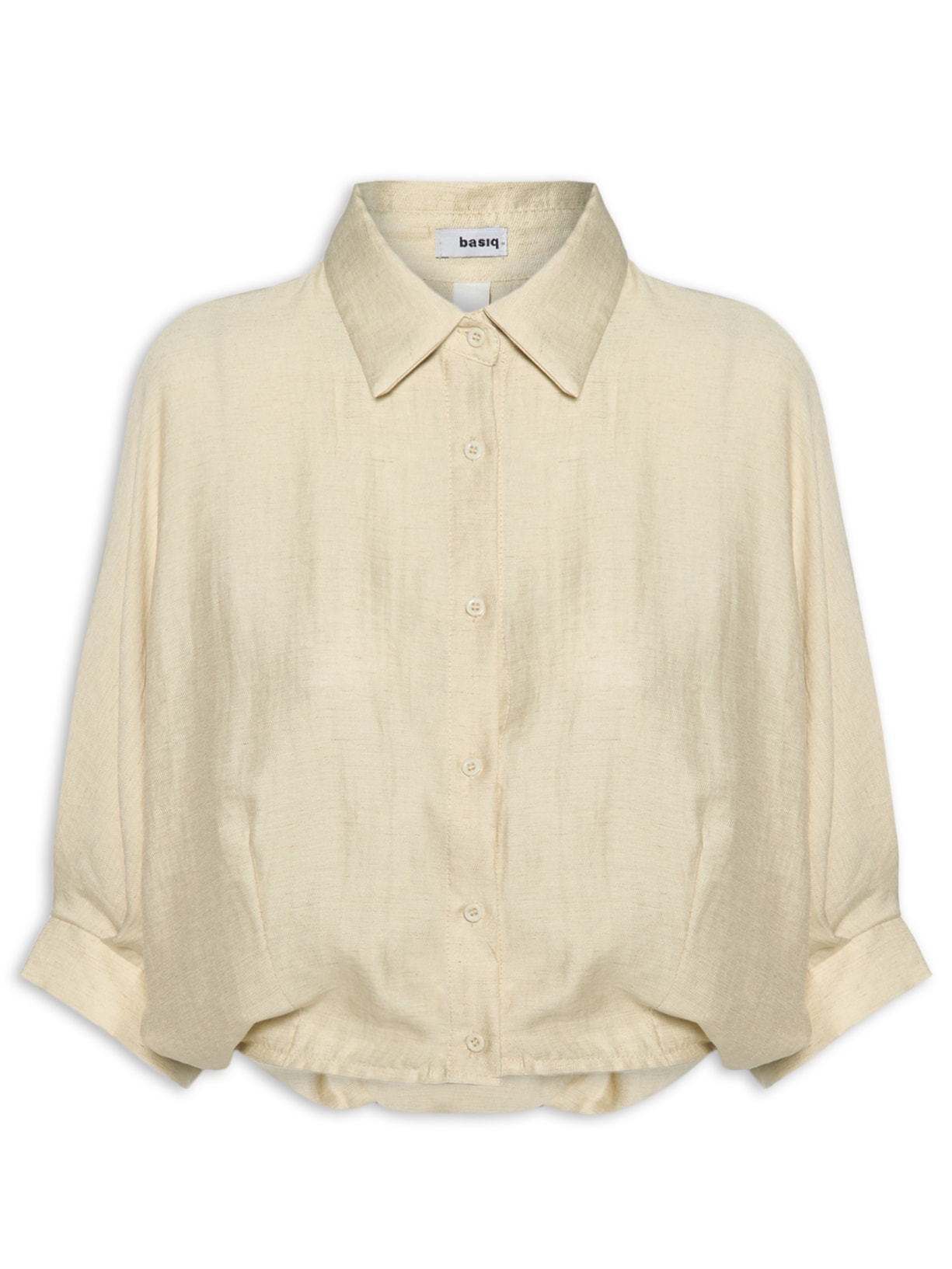 Camisa Feminina Modelagem Ampla Verde Basiq