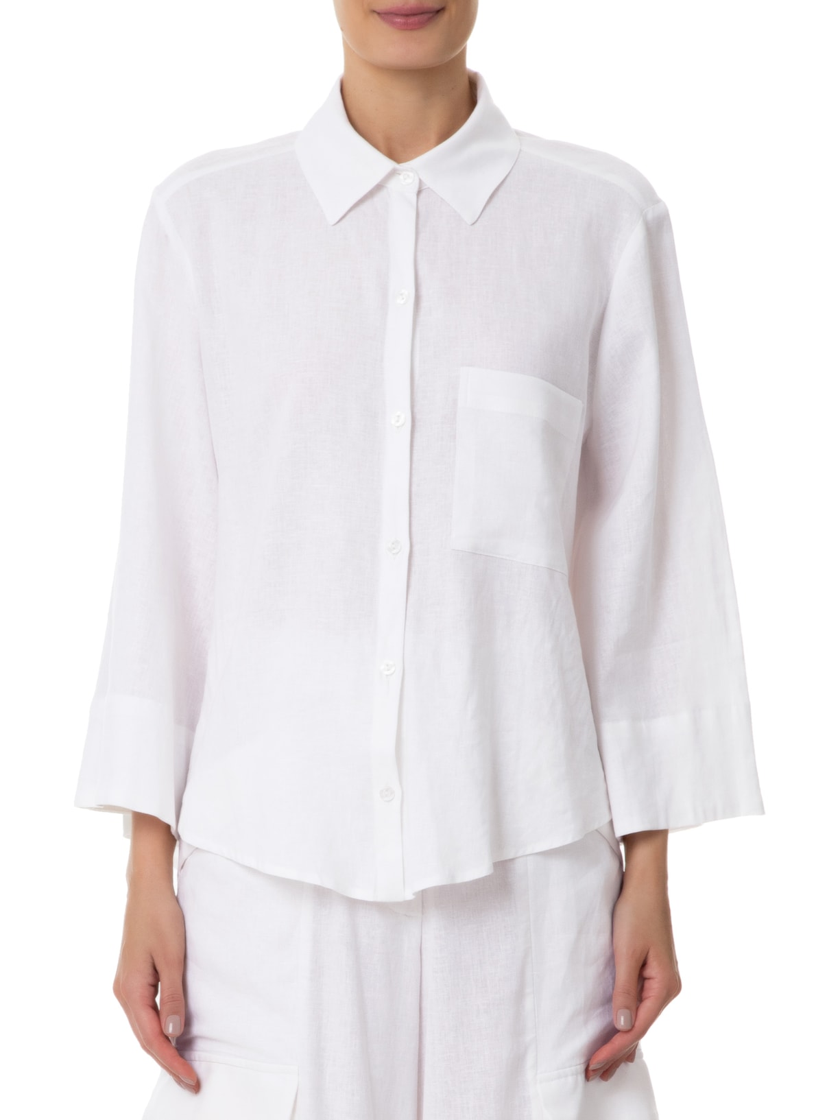 Camisa Feminina Moderna Off White Dress To