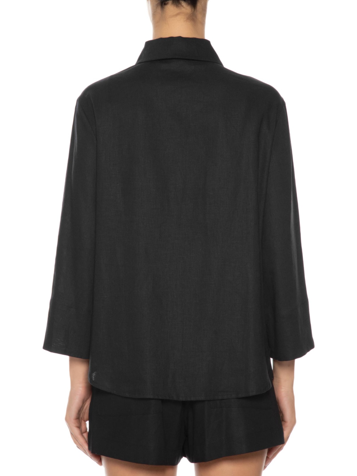 Camisa Feminina Moderna Preto Dress To