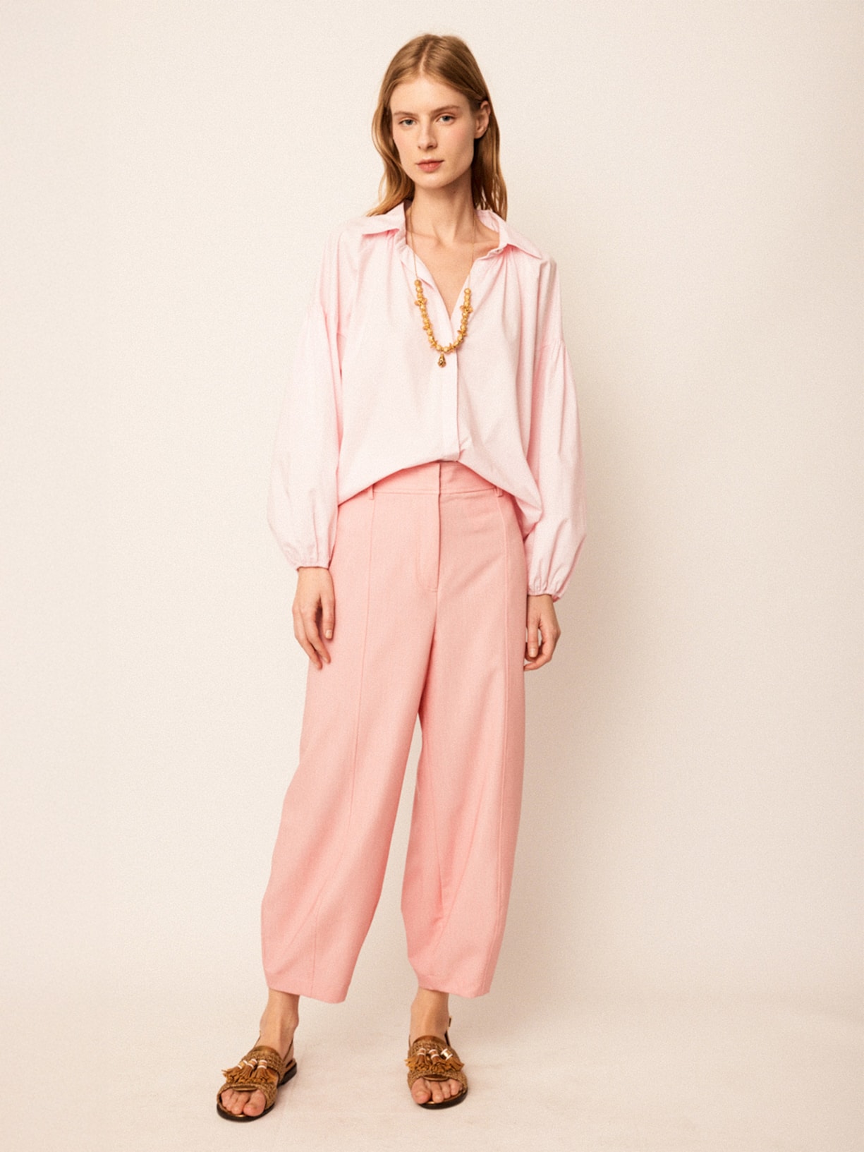 Camisa Feminina Monica V26 Rosa Mixed