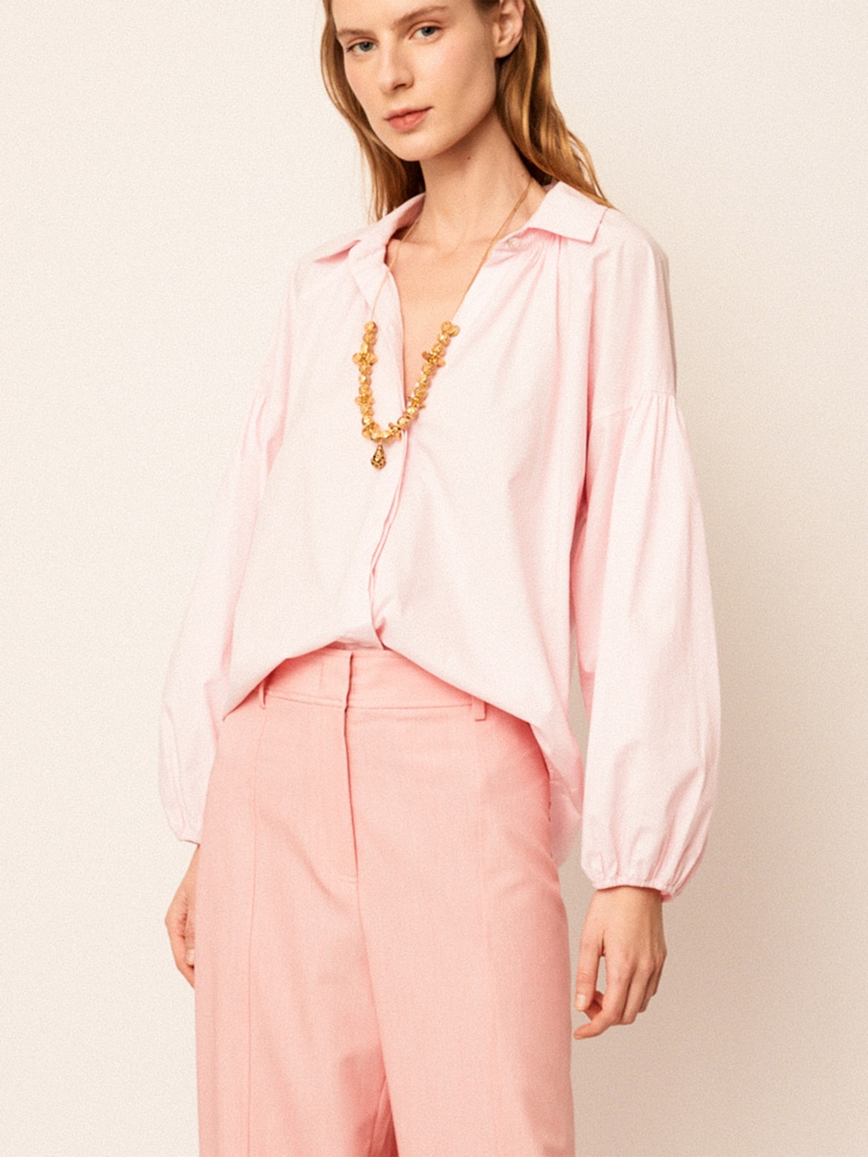 Camisa Feminina Monica V26 Rosa Mixed