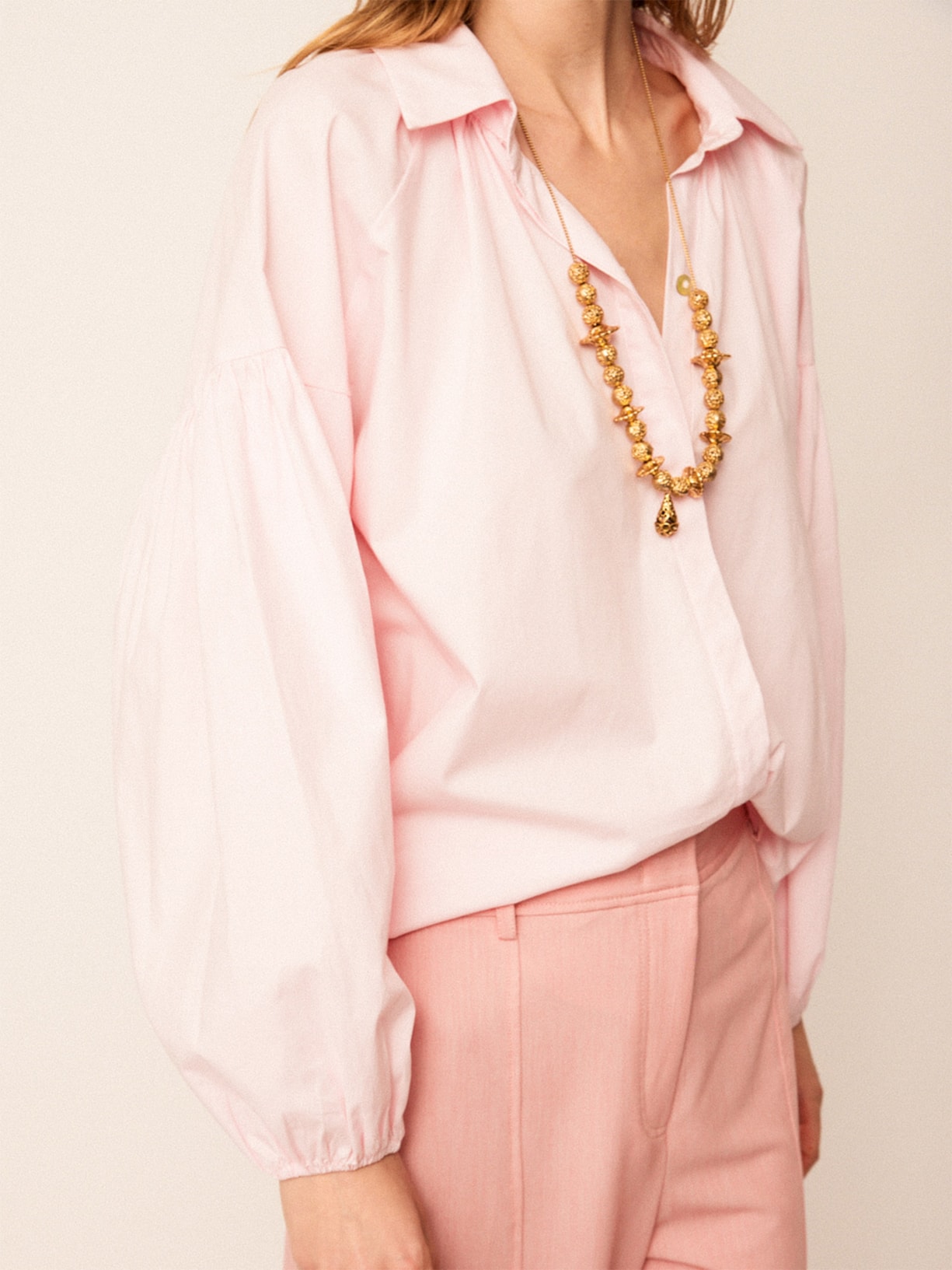 Camisa Feminina Monica V26 Rosa Mixed