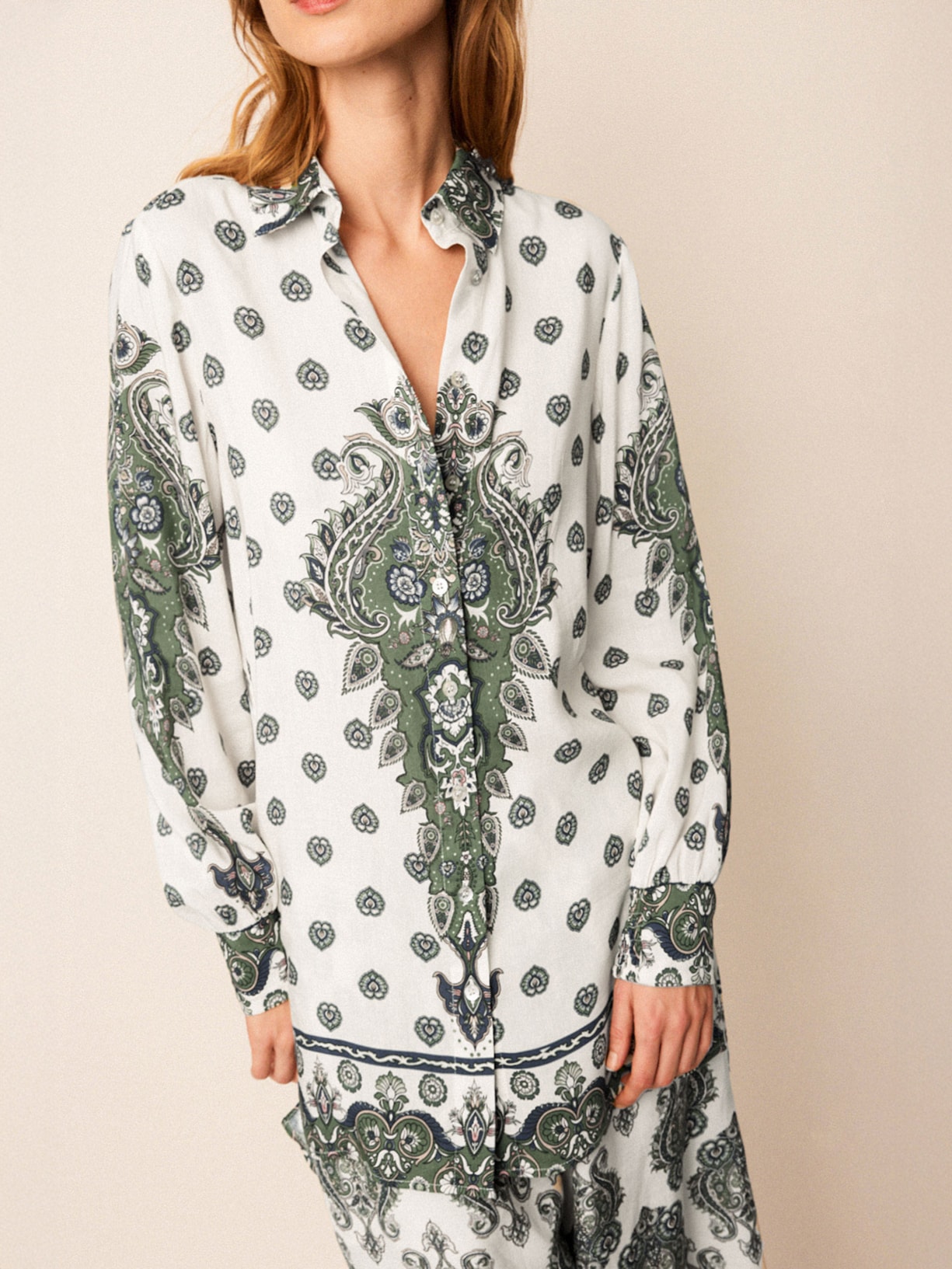 Camisa Feminina Mumbai Verde Mixed