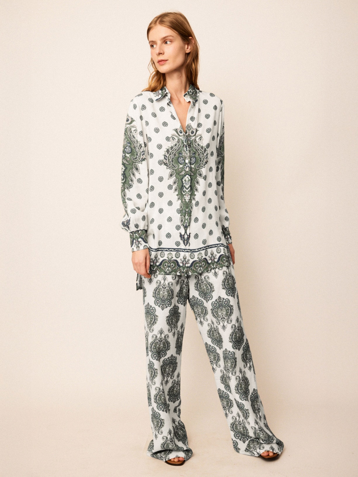 Camisa Feminina Mumbai Verde Mixed